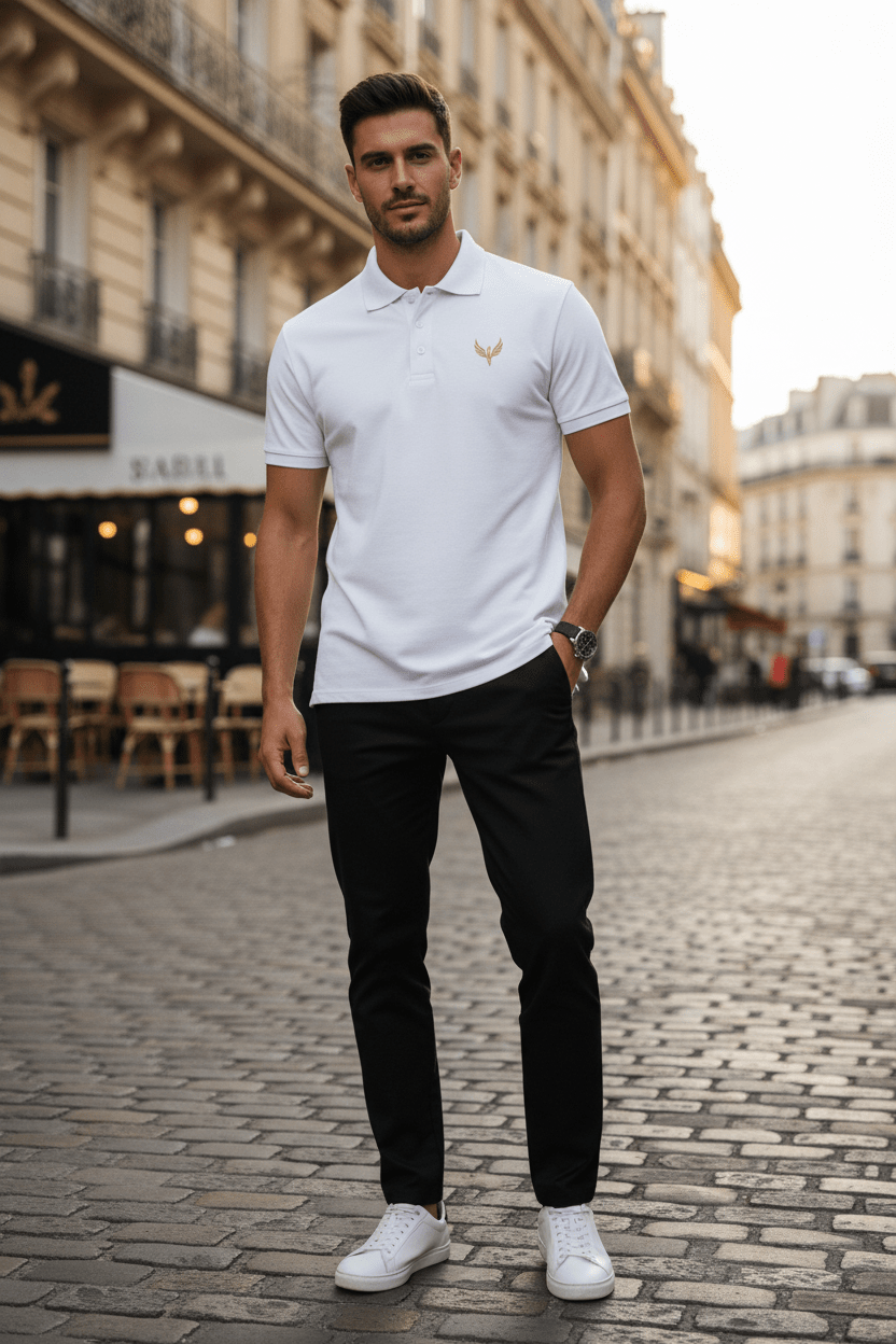 Polo Braise Brodé - Phelys-Paris