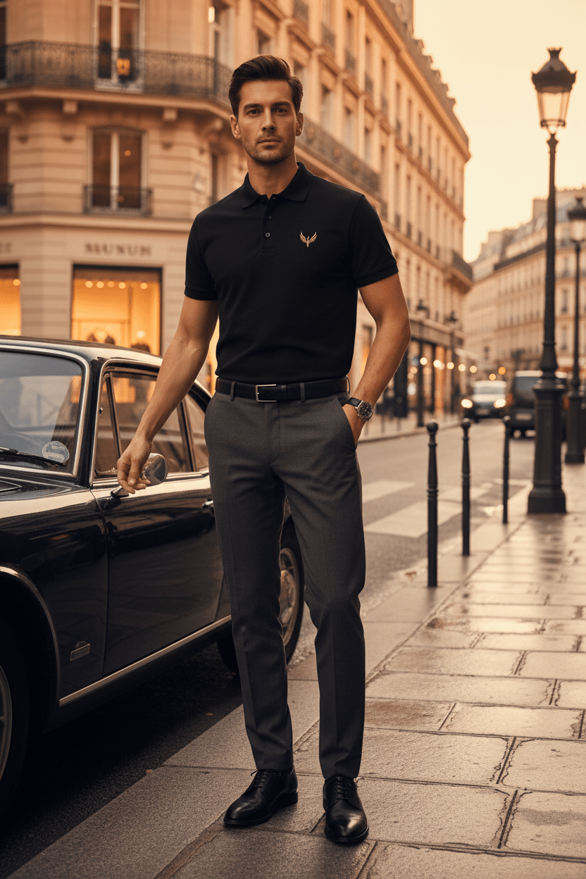 Polo Braise Brodé - Phelys-Paris