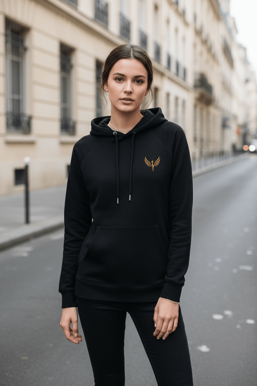 Sweat Raglan Cendre Femme - Phelys-Paris