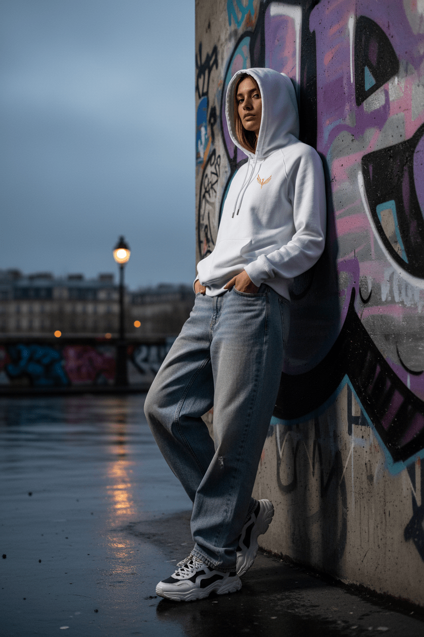 Sweat Raglan Cendre Femme - Phelys-Paris