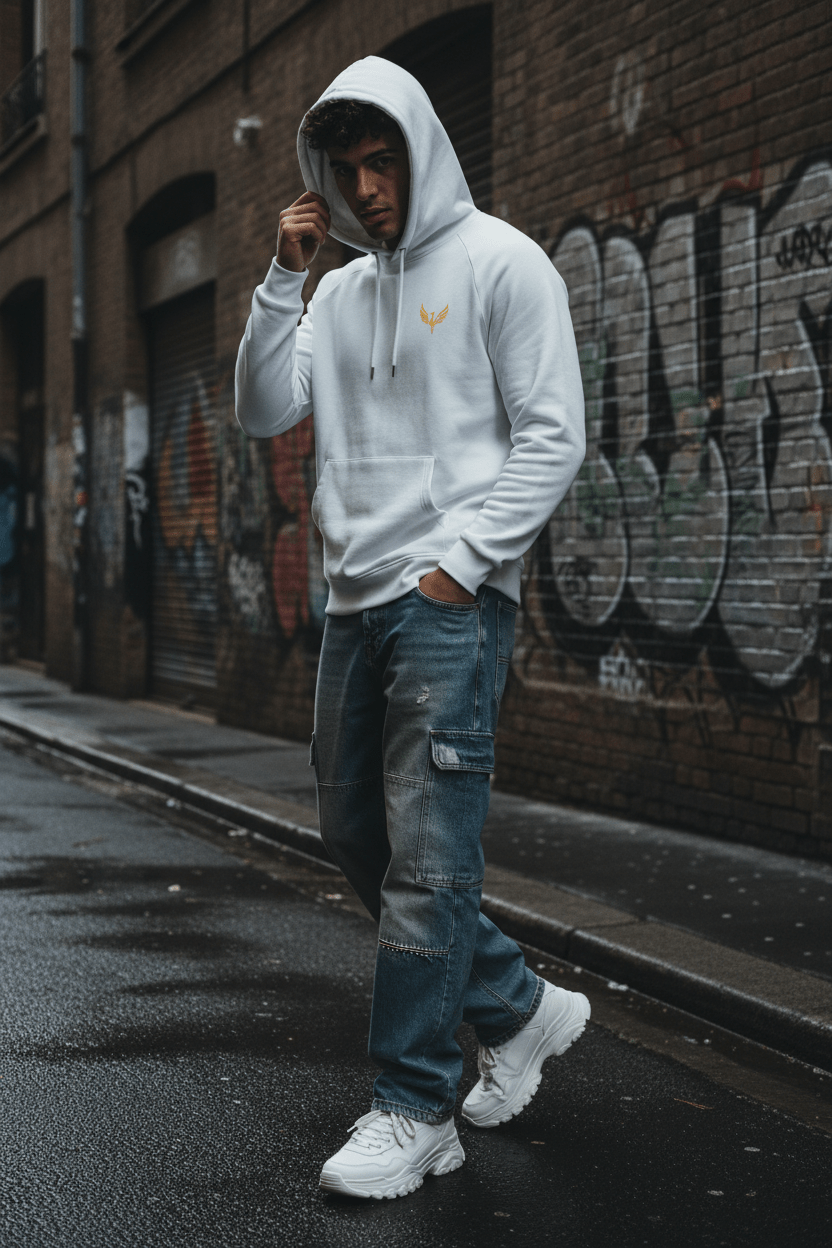 Sweat Raglan Cendre Homme - Phelys-Paris